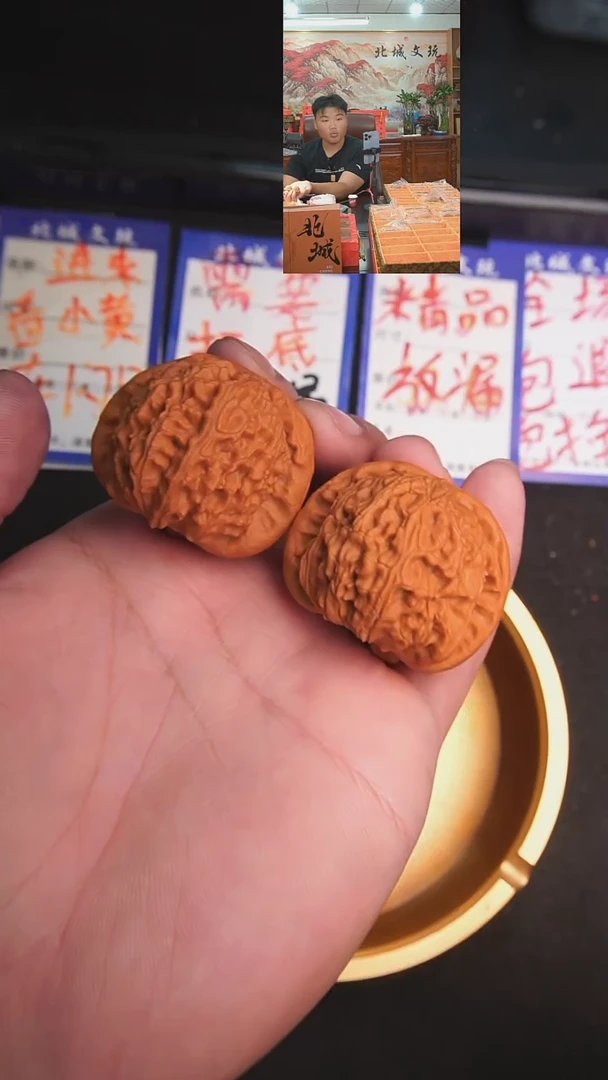 文玩核桃把件76号 -41白狮子【批量】不退不换