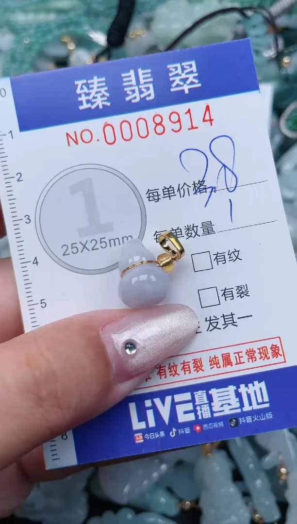 翡翠未镶嵌颈饰.0008914