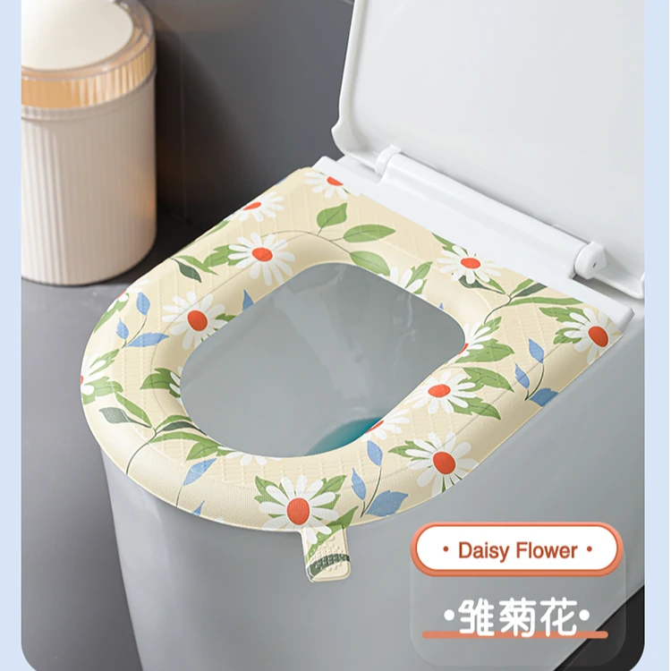 小雏菊经典款通用一体防水圆形款防脏马桶马桶垫垫马桶马桶垫坐垫