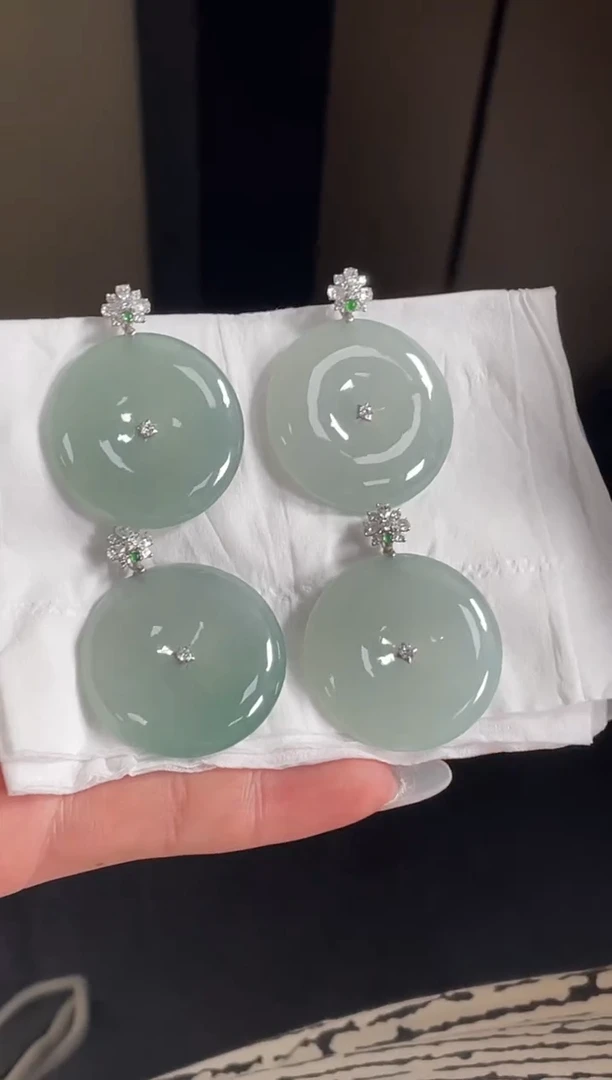 18K金镶嵌定制翡翠DDJ47251/多样性发一件