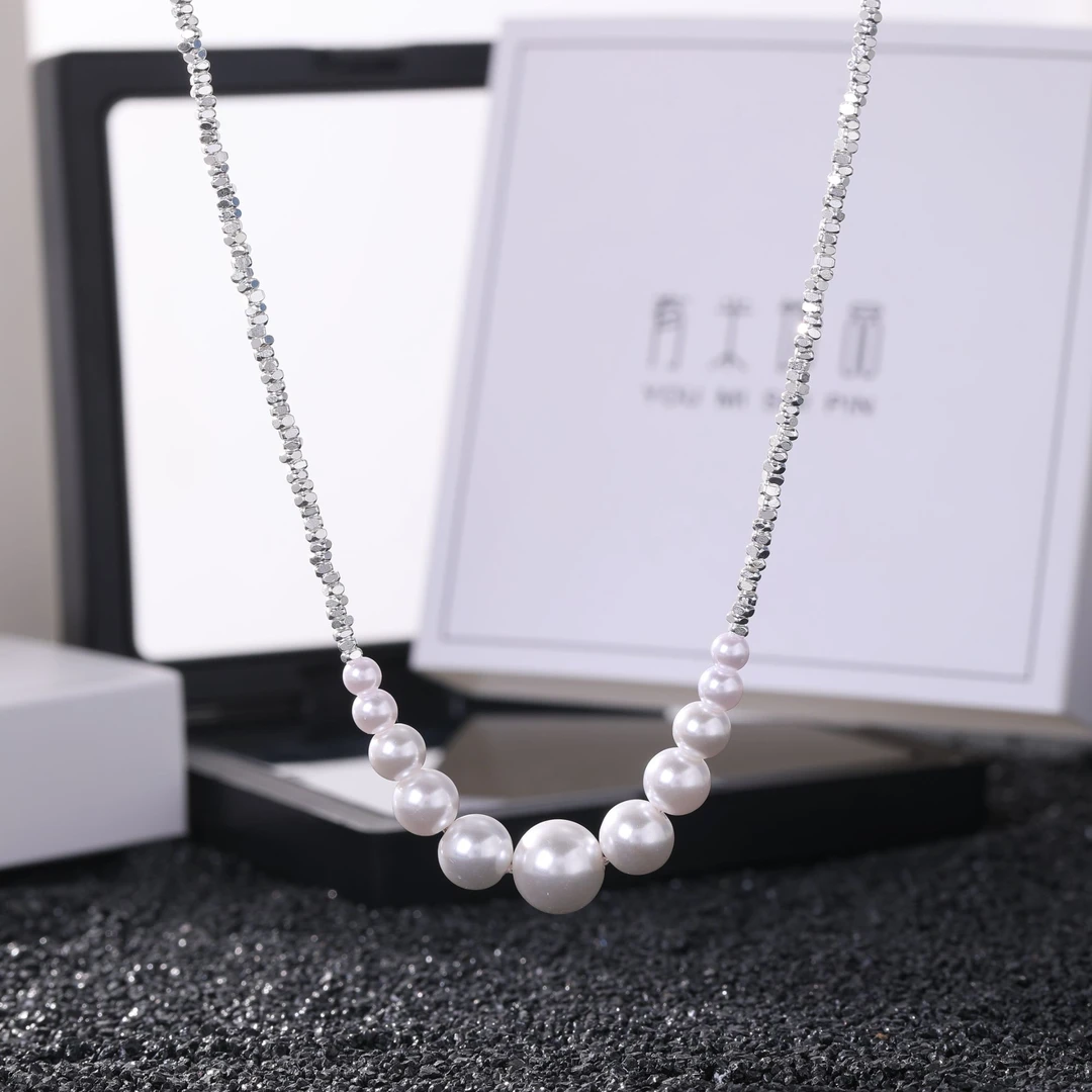 【加长版45+5cm】施家碎银子项链（赠延长链）