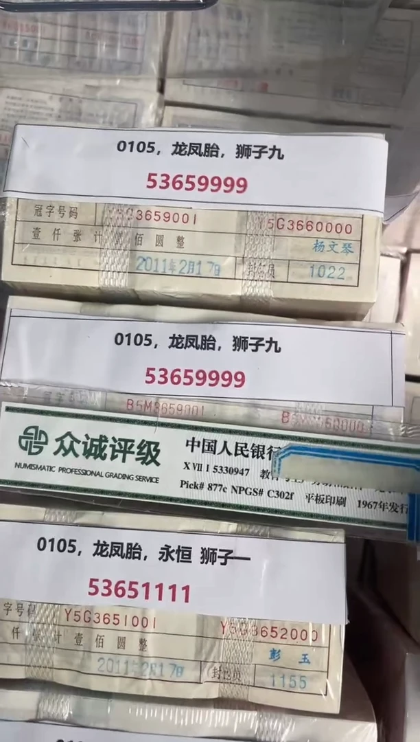 MZ 0105，龙凤胎，狮子九53659999