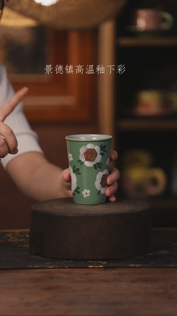 陶瓷景德镇高温釉下手绘陶瓷145
