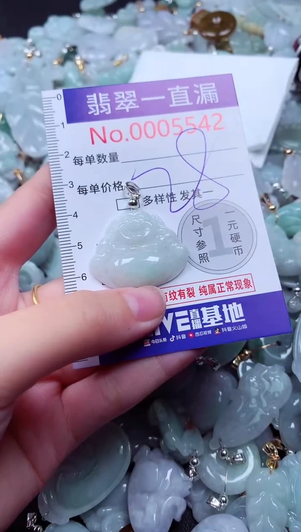 吊坠(不含链)未镶嵌翡翠5542
