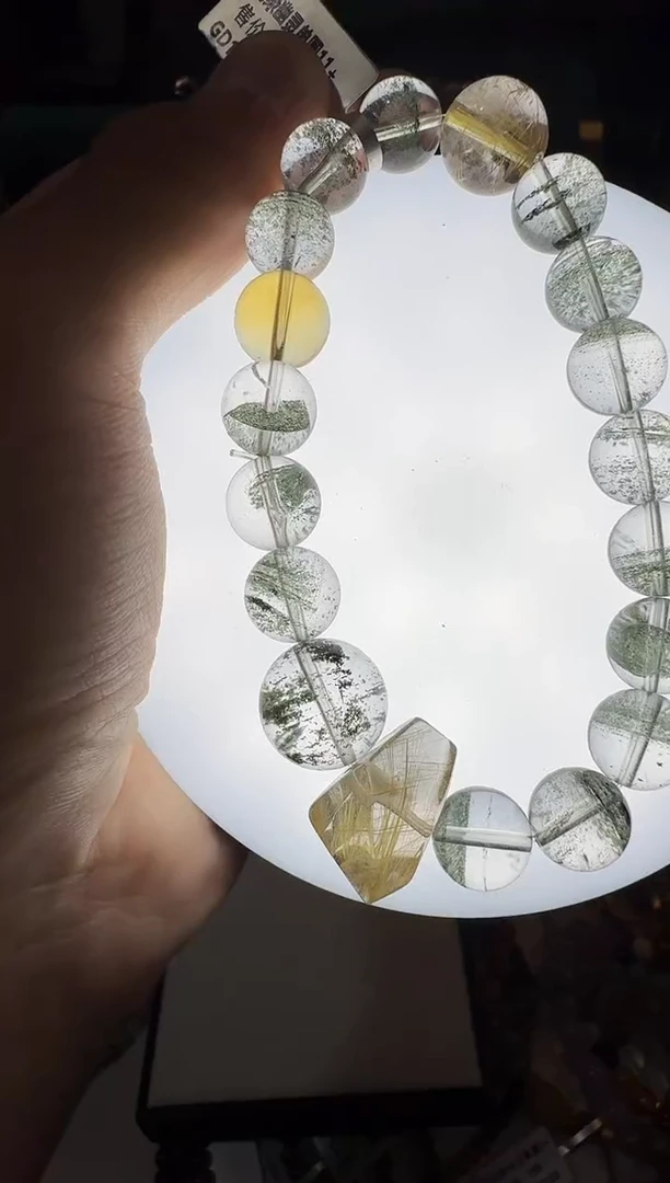 水晶手链未镶嵌晶0784 约11mm