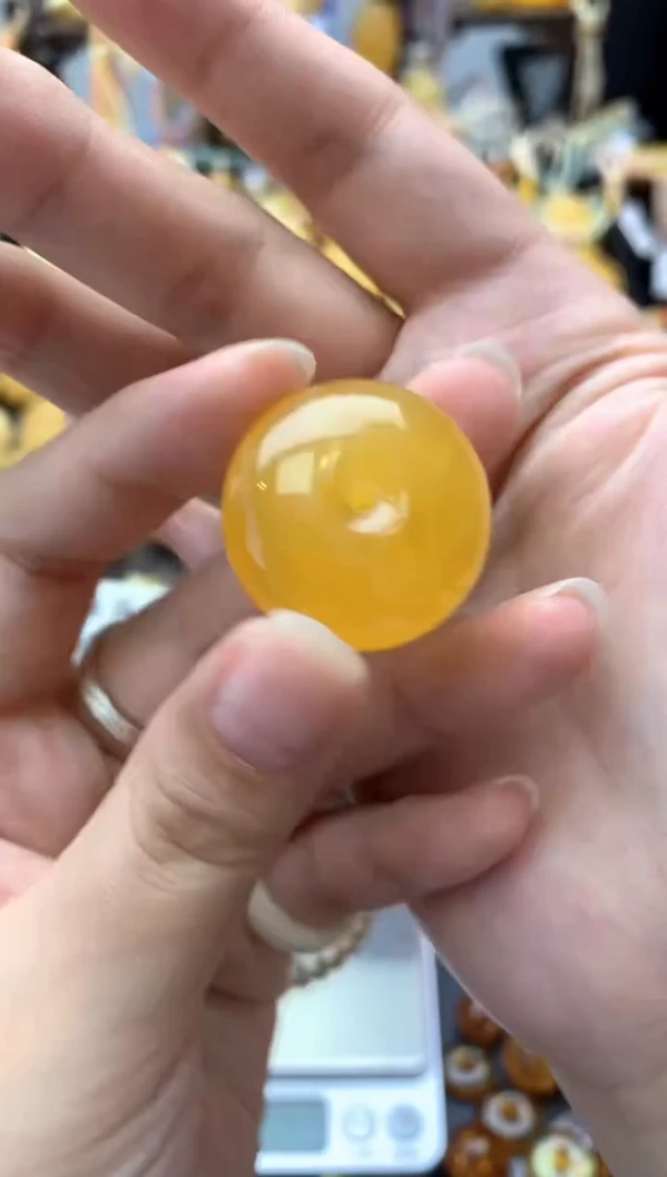 未镶嵌琥珀珠宝奇石079琥珀蜜蜡花粉有纹小坑介意勿拍