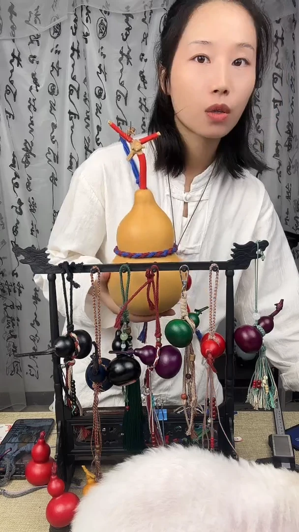 温**一原皮葫芦摆件-----058