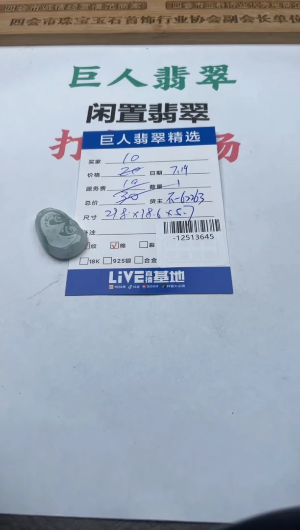 翡翠未镶嵌颈饰多人-12513645