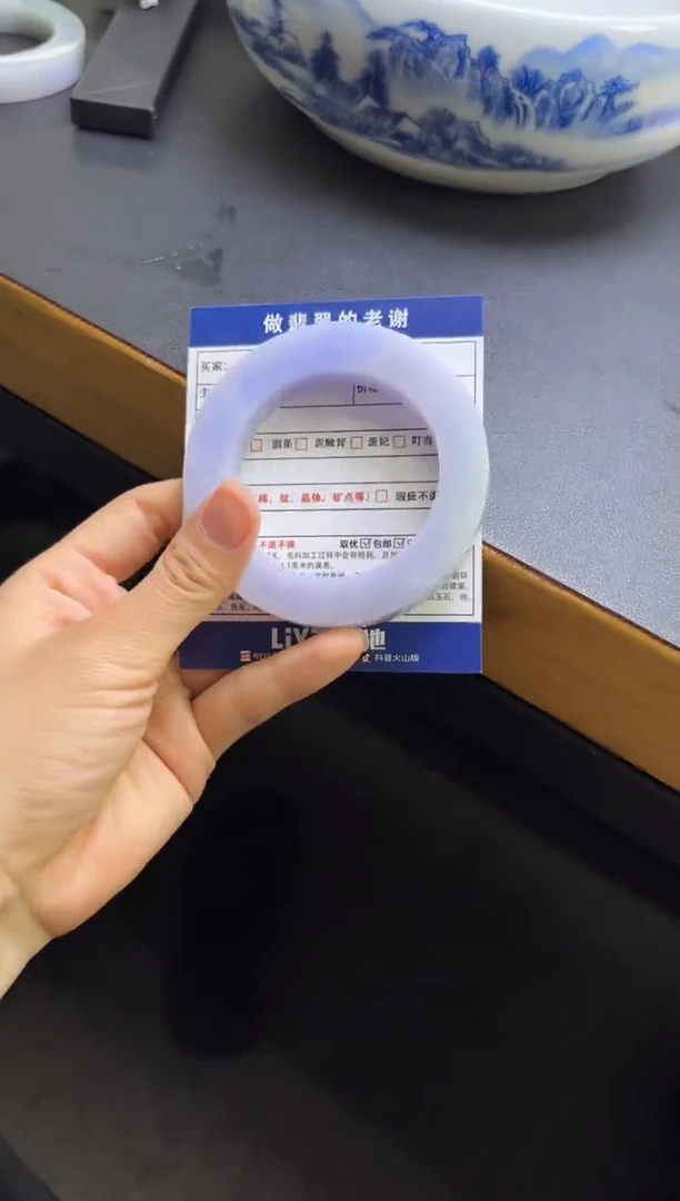 定制翡翠手镯未镶嵌定制手镯不退不换