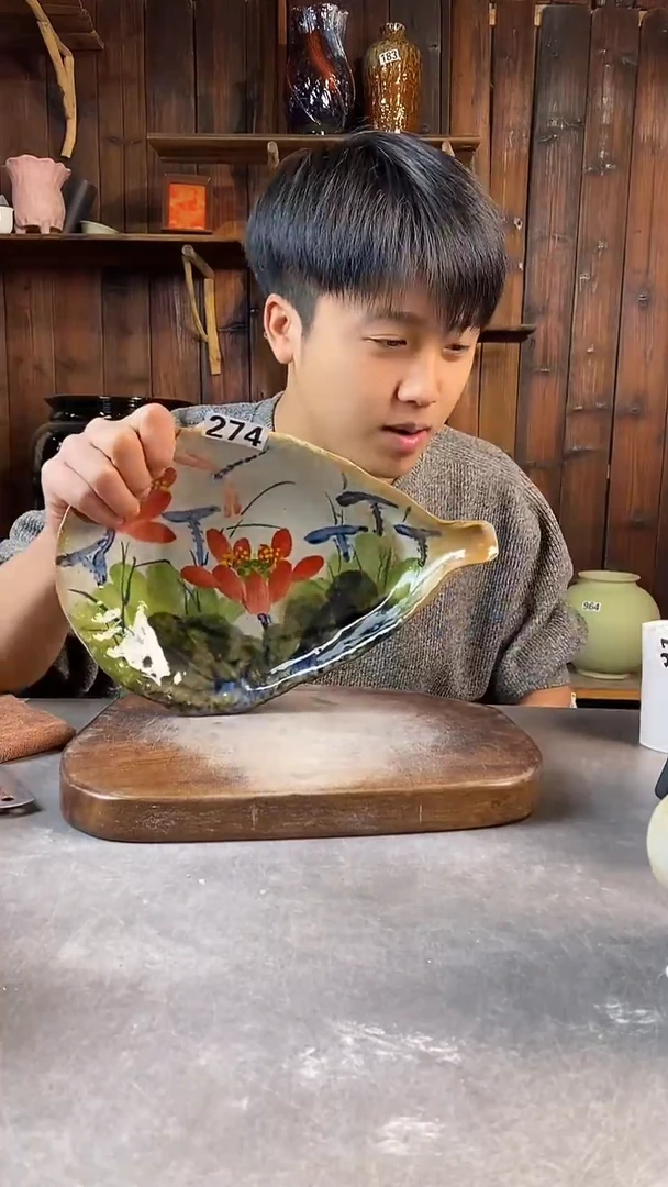 碗274，手工手绘，超值陶瓷