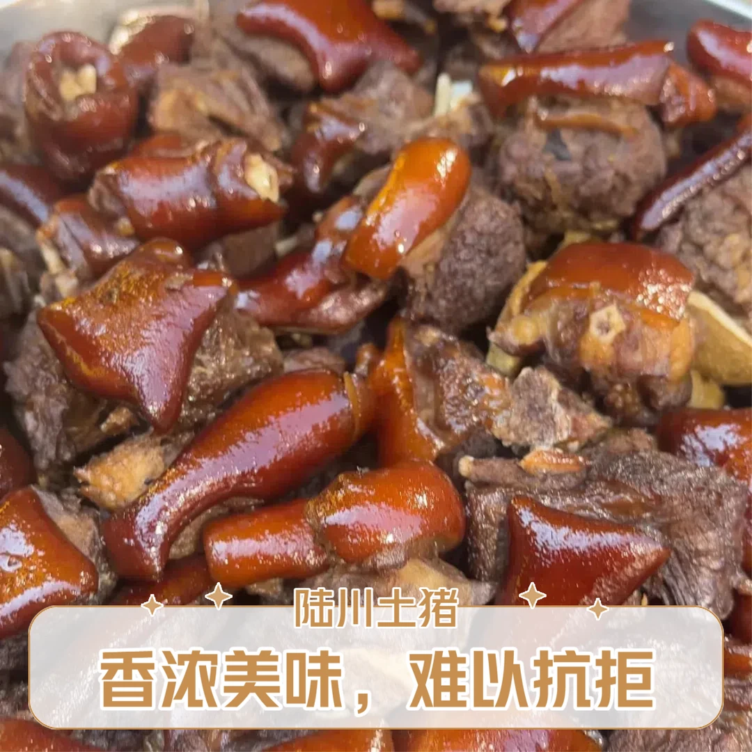 一盆一拍，每一盆3斤 冷链发 次日达 煮熟真空打包 正宗陆川土猪