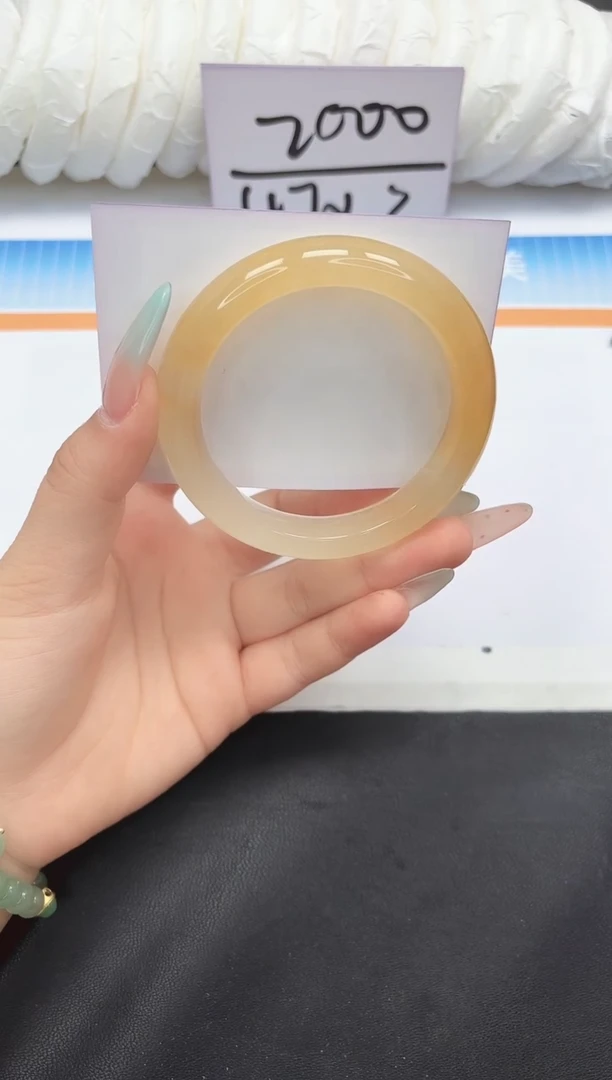 未镶嵌手镯石英质玉123-58