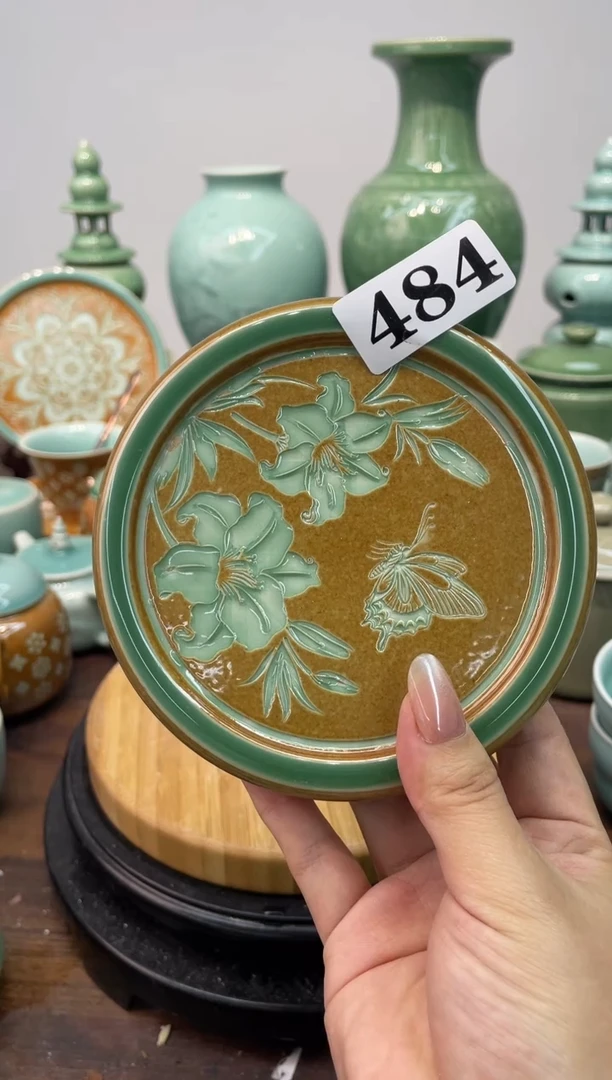 特价福利 微瑕 慧仙青瓷