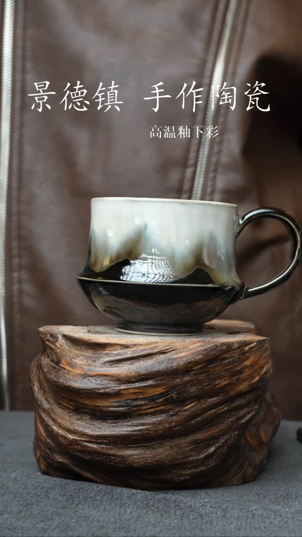 杯子瓷677景德镇手工手创杯子