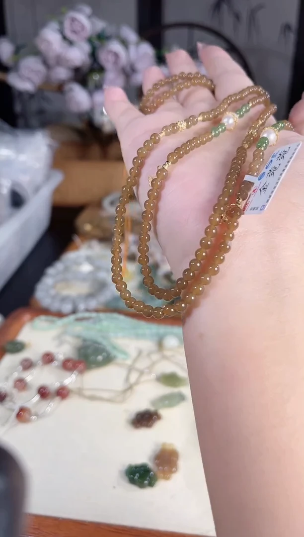 和田玉未镶嵌项链多样性发货其一默认天然特征