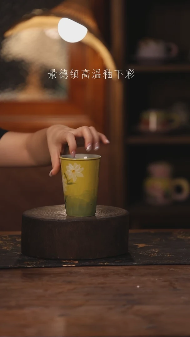 陶瓷景德镇高温釉下手绘陶瓷143