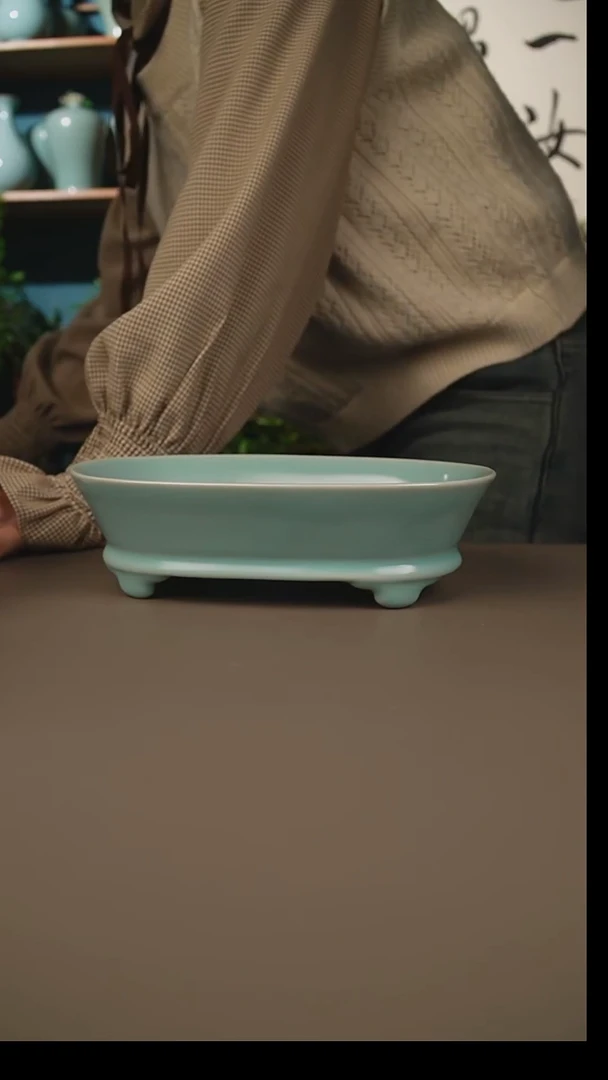 杯仿古水仙盆微暇