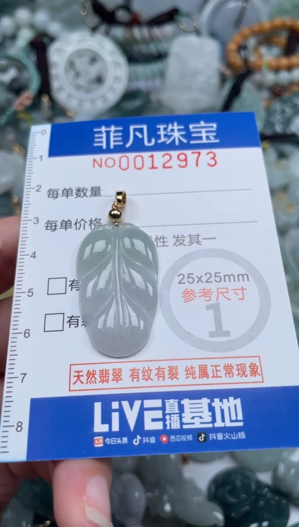 颈饰未镶嵌翡翠12973