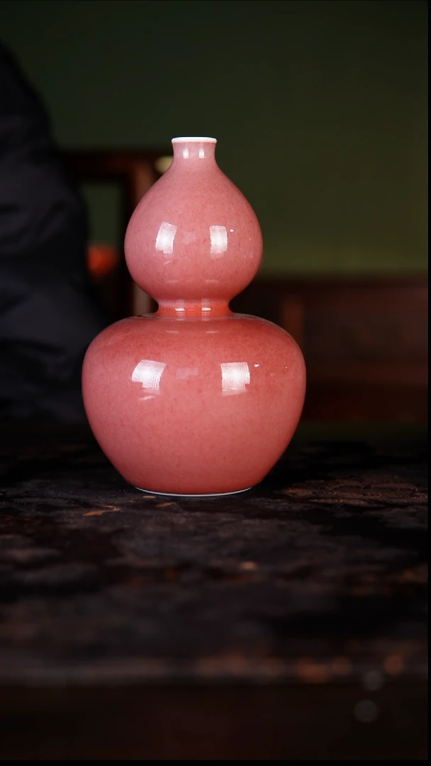 杯子白泥豇豆红手工陶瓷