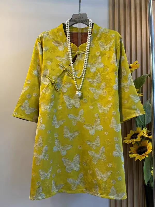 （美婷）高端连衣裙2025夏季新款气质优雅减龄显瘦裙子