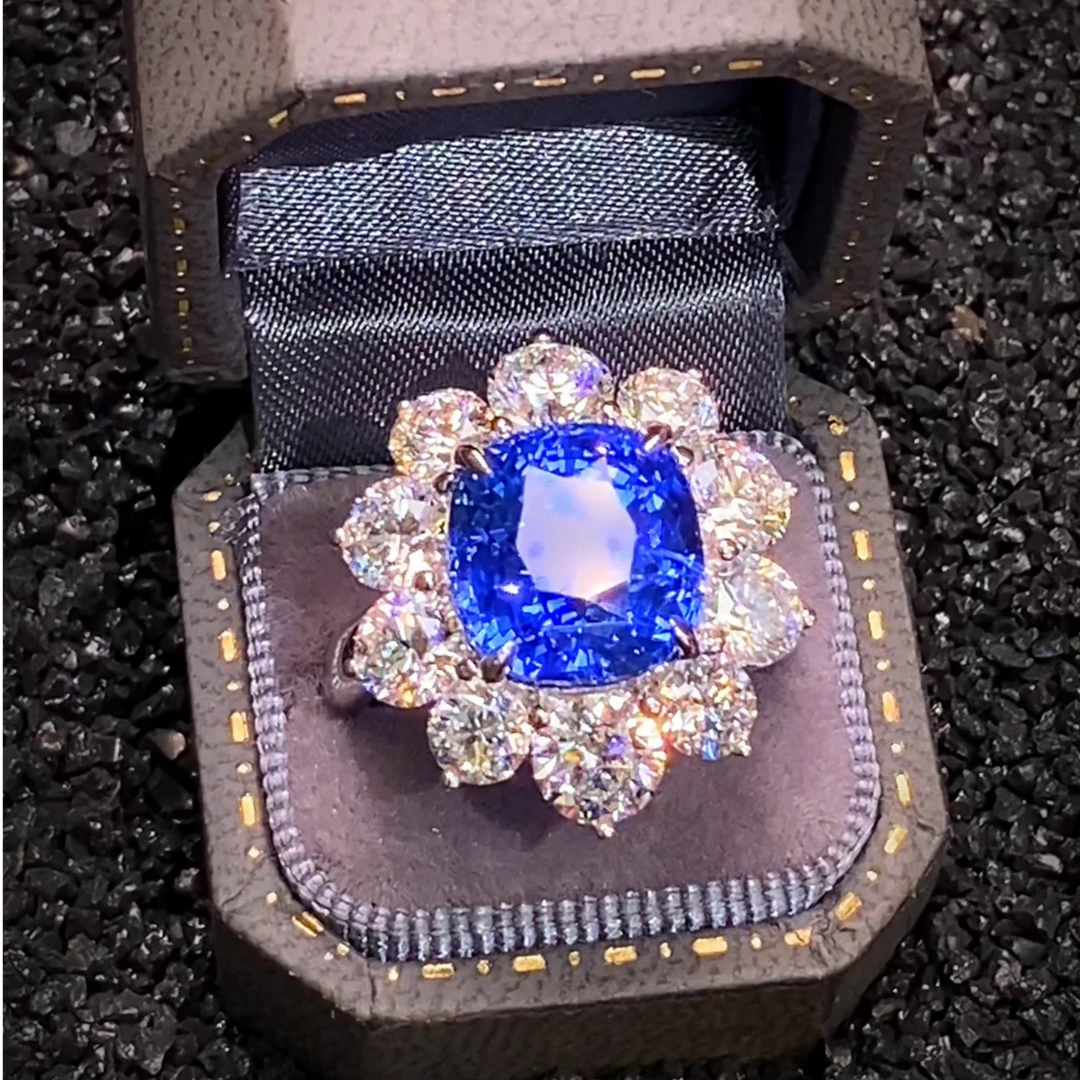 【尊珀系列】蓝宝石无烧皇家蓝