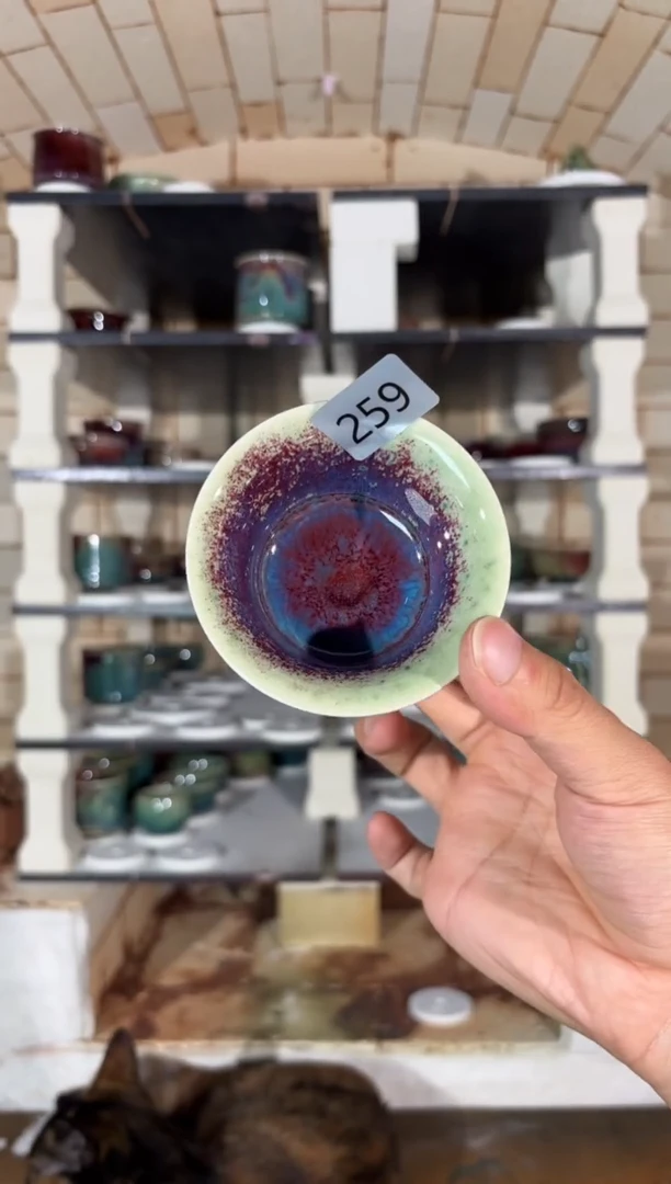 杯精品窑变钧瓷茶器