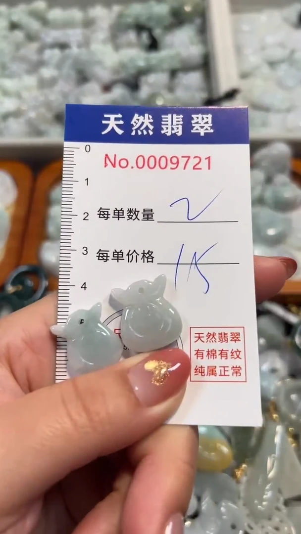 翡翠未镶嵌吊坠(不含链)9721