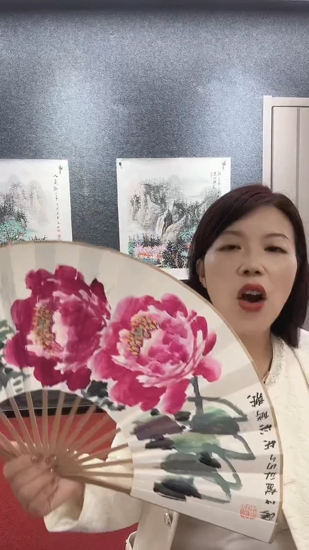 国画陈朝文/国画/扇面