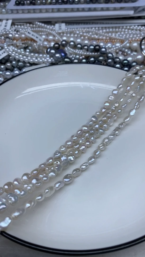 颈饰未镶嵌淡水珍珠碎银发1