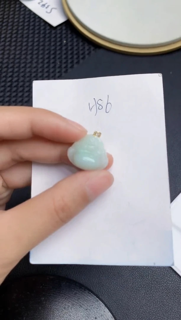 【闪购商品】翡翠颈饰18K金镶嵌000000000