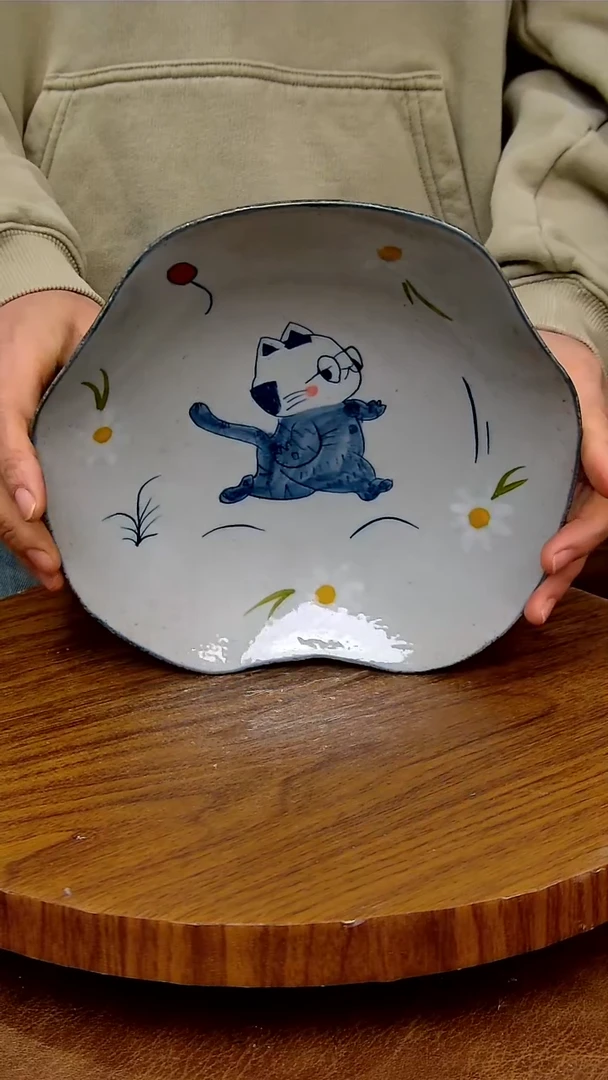 杯子陶景德镇手工手绘釉下彩陶瓷