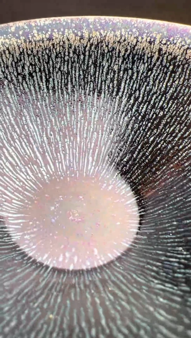 茶盏建窑建盏 杨飞银毫