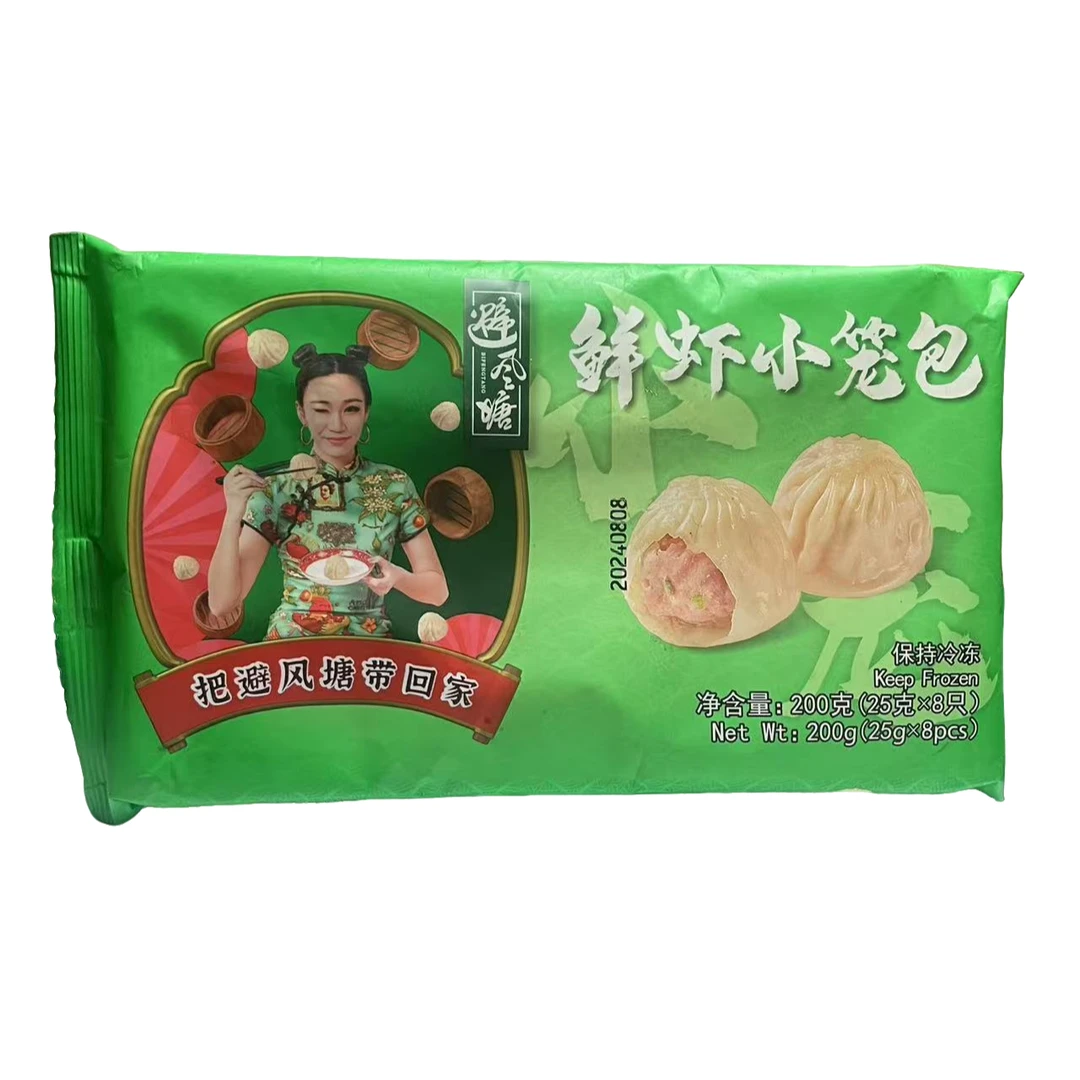 【保质期至2025.4.3】避风塘系列鲜虾小笼包200g*3