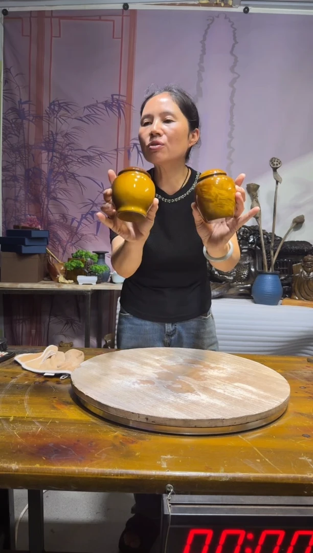 金丝楠金丝楠木茶叶罐
