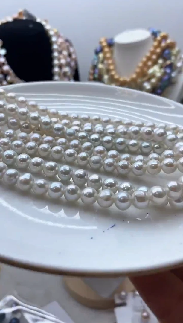 【闪购商品】淡水珍珠颈饰钛钢114