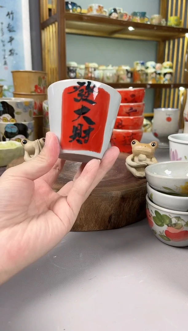 【闪购商品】瓷片景德手绘陶瓷高温釉下彩陶瓷