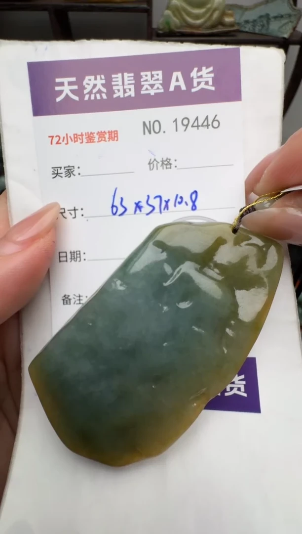【闪购商品】翡翠颈饰未镶嵌原石19446