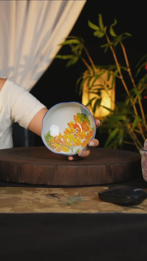 碗景德镇手工手绘高温陶瓷可进蒸箱烤箱洗碗机