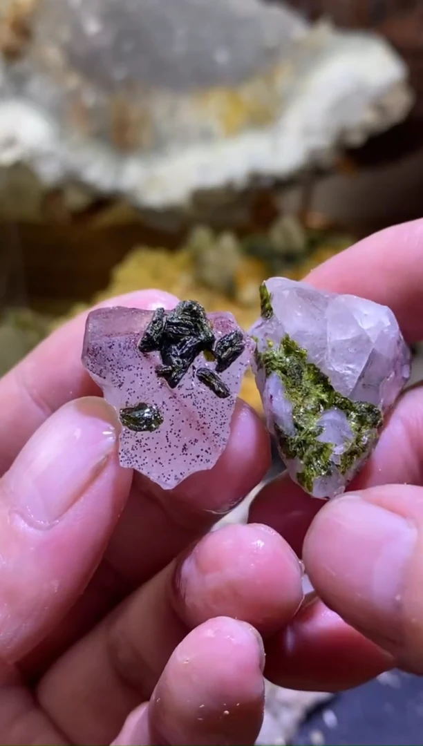 未镶嵌珠宝半成品水晶40号2颗
