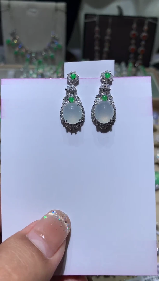 未镶嵌翡翠耳饰耳坠1