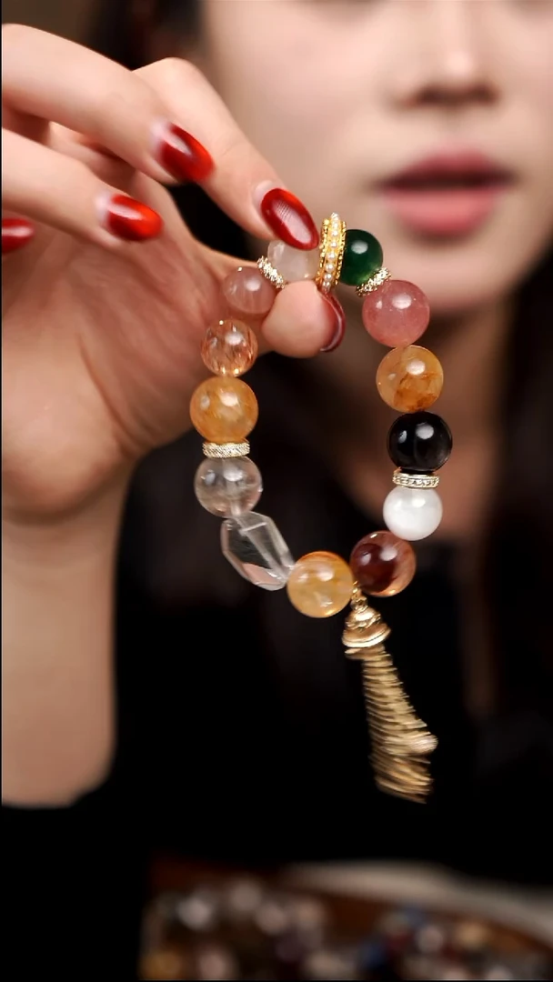 未镶嵌手链水晶彩星栖云