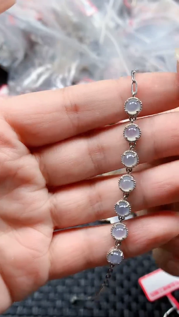 银S925镶嵌戒指翡翠天然A货缅甸翡翠