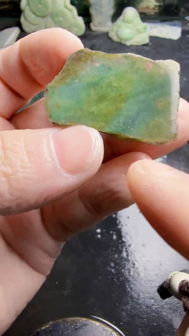 未镶嵌挂件翡翠锦天然翡翠189