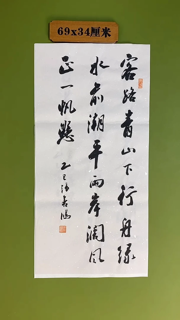 书法书法 张若鸿 尺寸69cm*34cm