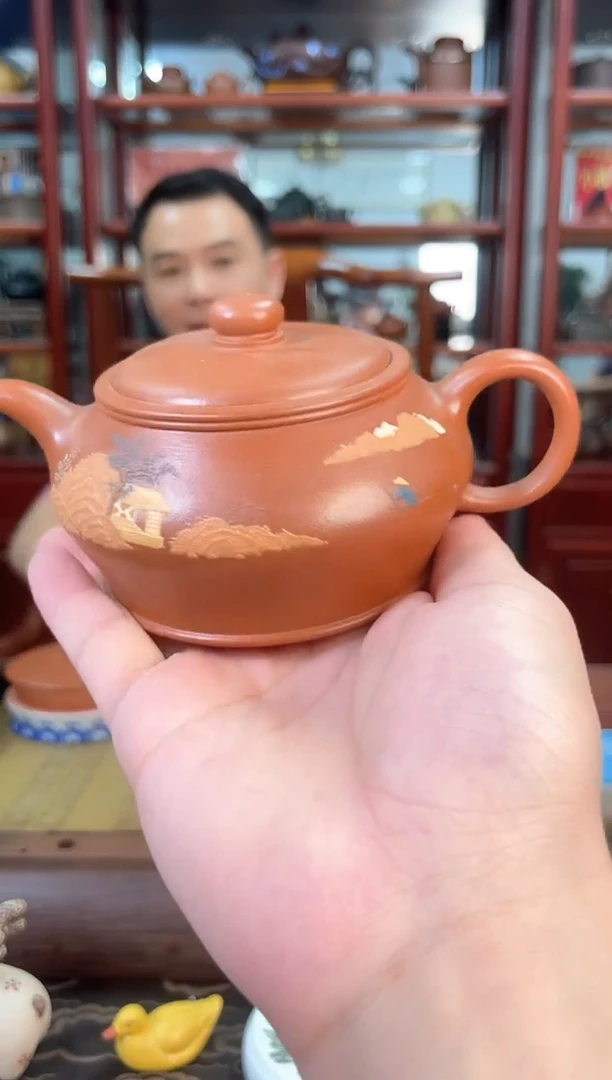 60空山造器紫砂  泥绘曼殊