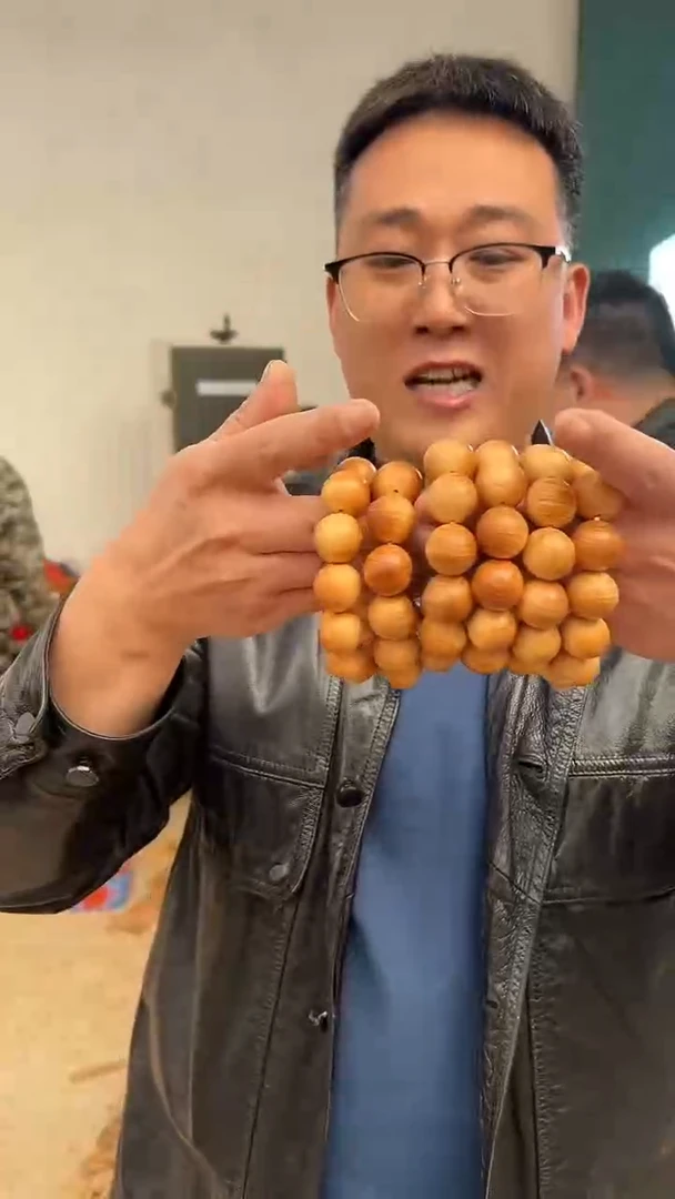 柏木其他太行陈化崖柏黄金底红油2.0单圈手串