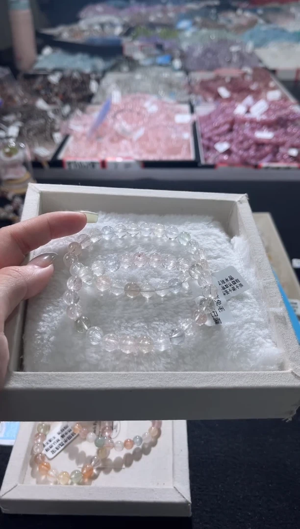 未镶嵌手链水晶407号 2条多样性发一O 7+