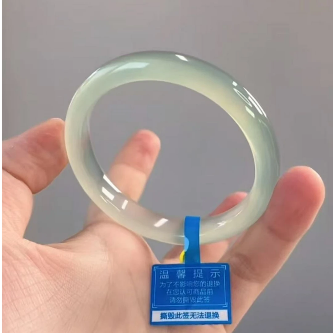 玉髓手镯油青正圈气质款多样性发货一只发货（福利）