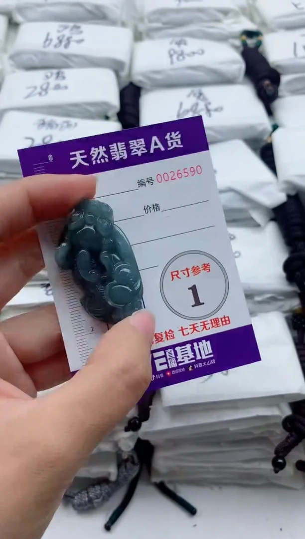 翡翠未镶嵌颈饰1