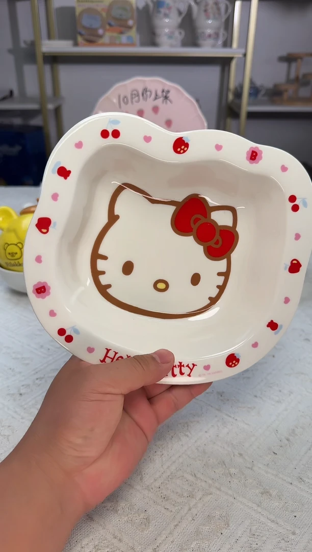 瓷片可爱卡通陶瓷餐具